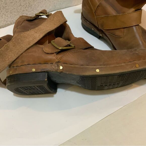 Jeffrey Campbell Brit Wrap Straps Moto Boots Size 8 - Picture 6 of 16